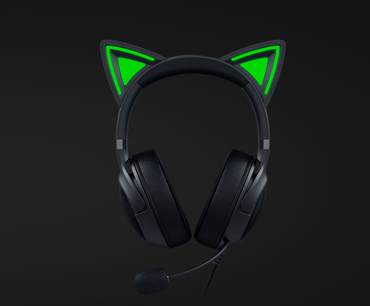 Razer Kraken Kitty V2 - USB Headset with RGB Kitty Ears - Black
